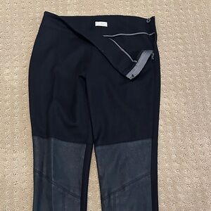 Brunello Cucinelli Black and Gray Panel Pants